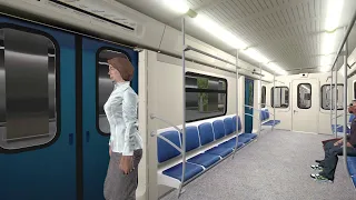 Поездка от Ломоносовского до Мичуринского проспекта в новом трейлере игры Metro Simulator 2020!