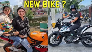 FINALLY NEW BIKE AAYO😍 / SATURDAY CYCLING RIDE JANE ? / LADY RIDER 😍 @alishakhadgi9769