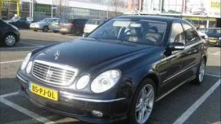 Mercedes-Benz E55 AMG @ Almere - Pictures, Start Up & Revving + Burnout And Sick Acceleration! (HD)