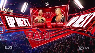 Austin Theory Entrance WWE Raw Nov.14.2022