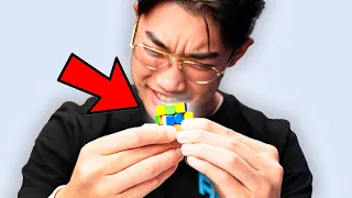 I Gave This World Class Cuber a Tiny Cube!