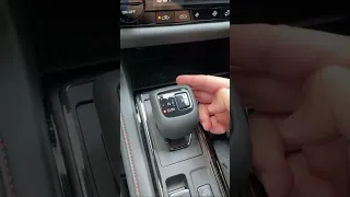 The Nissan Pathfinder has an interesting gear selector