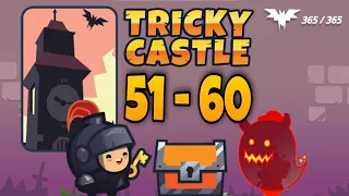Tricky Castle Witch Tower Level 51 - 60 Walkthrough and ALL bats