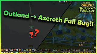 Dude falls from OUTLAND to AZEROTH?? | Daily Classic WoW Highlights #150 |