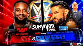 WWE November 21, 2021 - Roman Reigns Vs Big E : Survivor Series 2021