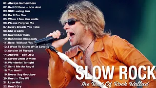 Bon Jovi, Aerosmith, Scorpions, Eagles, Ledzeppelin, GNR - Best Slow Rock Songs 70's 80's 90's