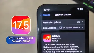 iOS 17.5 RC Update is OUT with NEW FEATURES