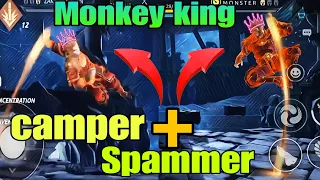 Monkey king Camper + Spammer 🤣 funny fight in shadow fight 4 arena #iggaming