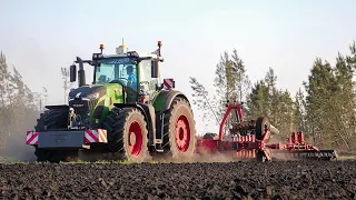 XL PLOUGHING at Sunset in France | FENDT 933 + Grégoire Besson 12 furrows | 2022