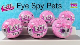 LOL Surprise Pets Eye Spy Series 4 Color Change Bubble Pet Unboxing | PSToyReviews