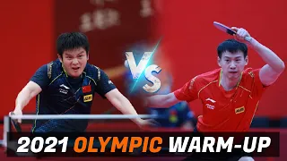 Fan Zhendong vs Zhou Yu | 2021 Chinese Warm-up for Olympic