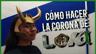 Cómo Hacer la CORONA de LOKI de Cartón - DIY Casco de Loki