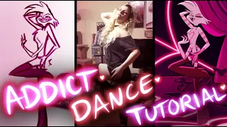 ADDICT (Hazbin Hotel) | Learn Angel's Dance from the Board Artist!