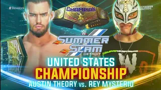 Rey Mysterio vs Austin Theory US ChampionShip Full Match