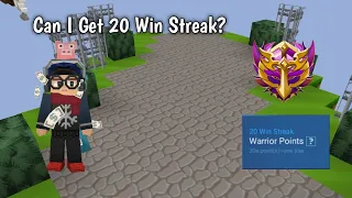 Can I Get 20 WinStreak In Ranked Bed Wars ? [Blockman Go Blocky Mods]