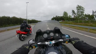 BMW R1100RT onboard ft. suzuki GSXZ 750 & 600