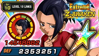 100% EZA STR KALE LEVEL 10 LINKS + STICKER EFFECT! Dragon Ball Z Dokkan Battle