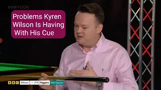 KBV-411 Shaun Murphy Demonstrates The Problem Kyren Wilson ls Having With His Cue.