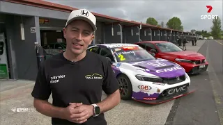 Tony D'Alberto compares Honda Civic Type-R's TCR and road car versions | 2024 Race Sandown