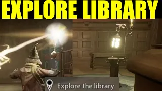 How to "Explore the library" Hogwarts Legacy Guide (mind your own business quest guide)