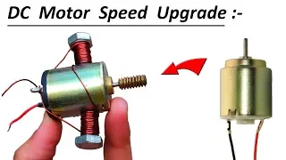 24volts DC Motor to 30volts High Speedy Universal Motor - Projects 2020