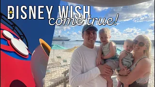 We Finally Got On Our Disney Cruise... 2 Kids & 3 Years Later! | Disney Wish