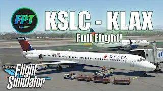 Maddog to LAX! | MD-80 Full Flight in Microsoft Flight Simulator!