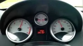 Peugeot 207 SW 1.6 HDI 90cv accelerazione 0 - 150 km/h