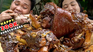 PAKSIW NA PATA | 200K SUBSCRIBER CELEBRATION collab w/ @jigstve | OUTDOOR COOKING