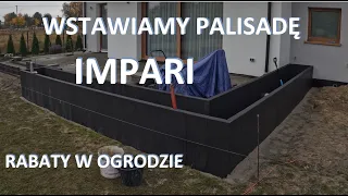 Wstawiamy palisade IMPARI i robimy rabaty w ogrodzie #brukarzbydgoszcz #paving #ogrody #taras