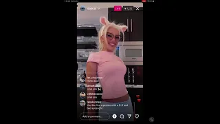 Doja Cat on Instagram Live from Her Home