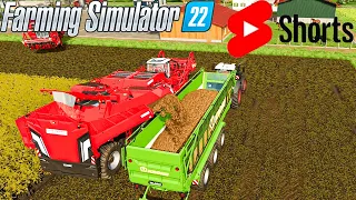 Loading Potatoes to Harvester from Trailer | Farming Simulator 22 | #Shorts Series #236