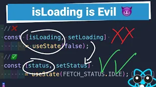 Avoid using `isLoading` for Data Fetching in React