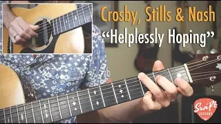 Fingerstyle Guitar Lesson - "Helplessly Hoping" By Crosby, Stills & Nash