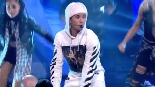 Justin Bieber performs What Do You Mean on TFI Friday on Channel 4 - London UK, October 23, 2015