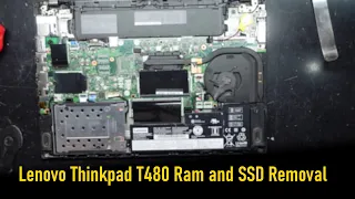 Lenovo Thinkpad T480 Ram and SSD Upgrade