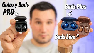 Galaxy Buds Pro vs Live vs Plus - Ultimate Comparison!