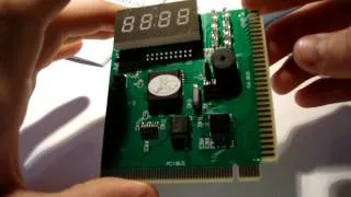 PCI & ISA 4 Bits Diagnostic POST Test Card