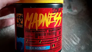 Mutant Madness pre workout review