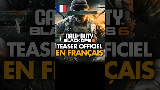 Call of Duty Black Ops 6 : Le 1ER TEASER en français 🔥