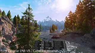 Skyrim VR 2022 Ultimate Weather ENB Comparison - Visuals & Performance