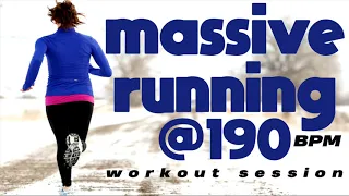 Massive Running Workout Session (Mixed Compilation for Fitness & Workout @190 Bpm)