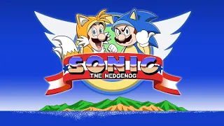 Super Mario and Luigi in Sonic the Hedgehog Animation - GAME SHENANIGANS! 🍄🌌🍄