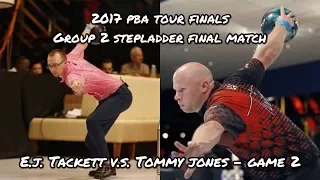 2017 PBA Tour Finals, Group 2 Stepladder Final Match, Game 2 - Tackett V.S. Jones