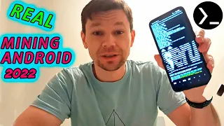 REAL MINING on ANDROID. How much crypto can you earn? consequences for the phone