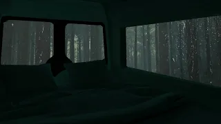 Sleep Within 5 Minutes With Heavy Rain Car Cabin | Rain sounds to sleep