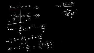 Proof part 4 minimizing squared error to regression line | Statistics and probability | Sec Maths