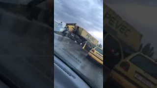 Truck Driver Falls And Dies As He Leaves His Rig Thinking His Truck Would Fall Off The Road