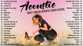Best Acoustic Songs 2024 🌿 Sweet English Acoustic Songs 2024 🌿 New Music To Start Your Day