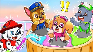 Paw Patrol The Mighty Movie | COLOR Are Gone! All COLOR MISSING?? | Very Sad Story | Rainbow 3